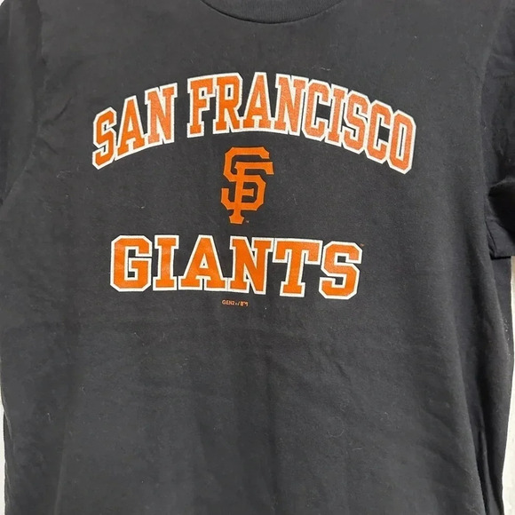 San Francisco Giants Black T-shirt Size L Boys - Picture 4 of 4